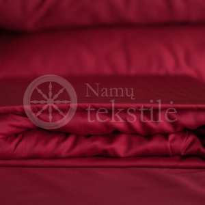 Satin fitted sheets (burgundy)